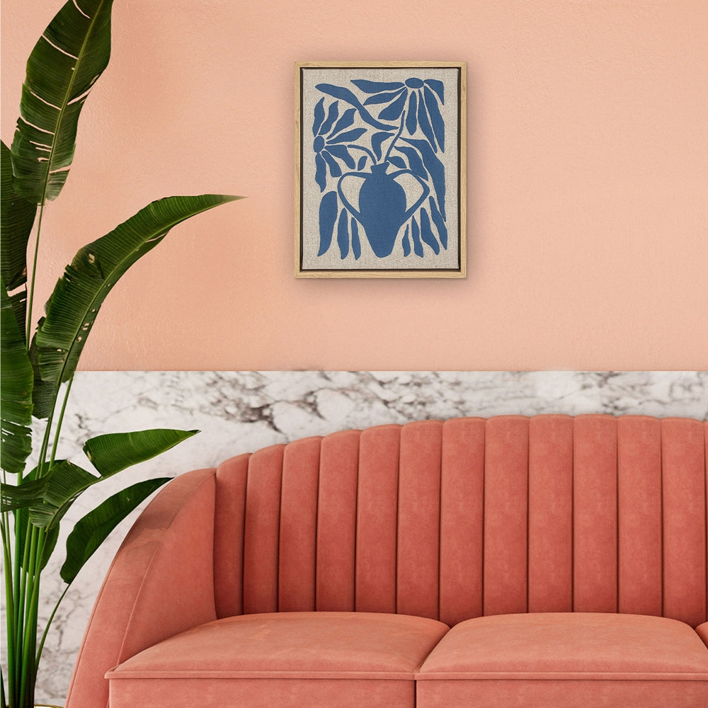 Wandbild Blue Flower Nap