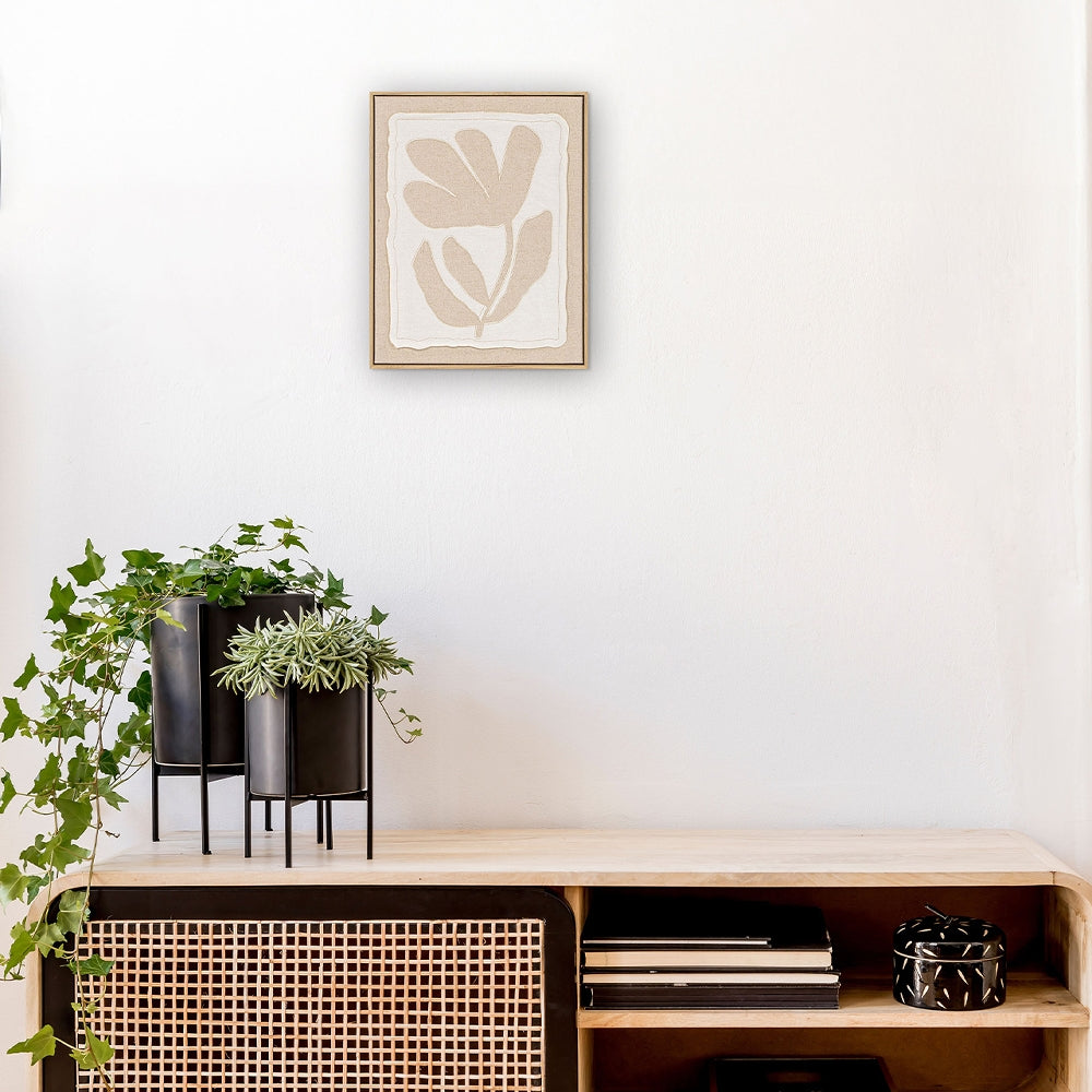 Wandbild Fabric Flower