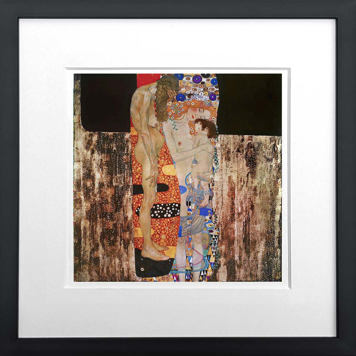Die drei Lebensalter - Gustav Klimt | Meisterwerke Miniprint