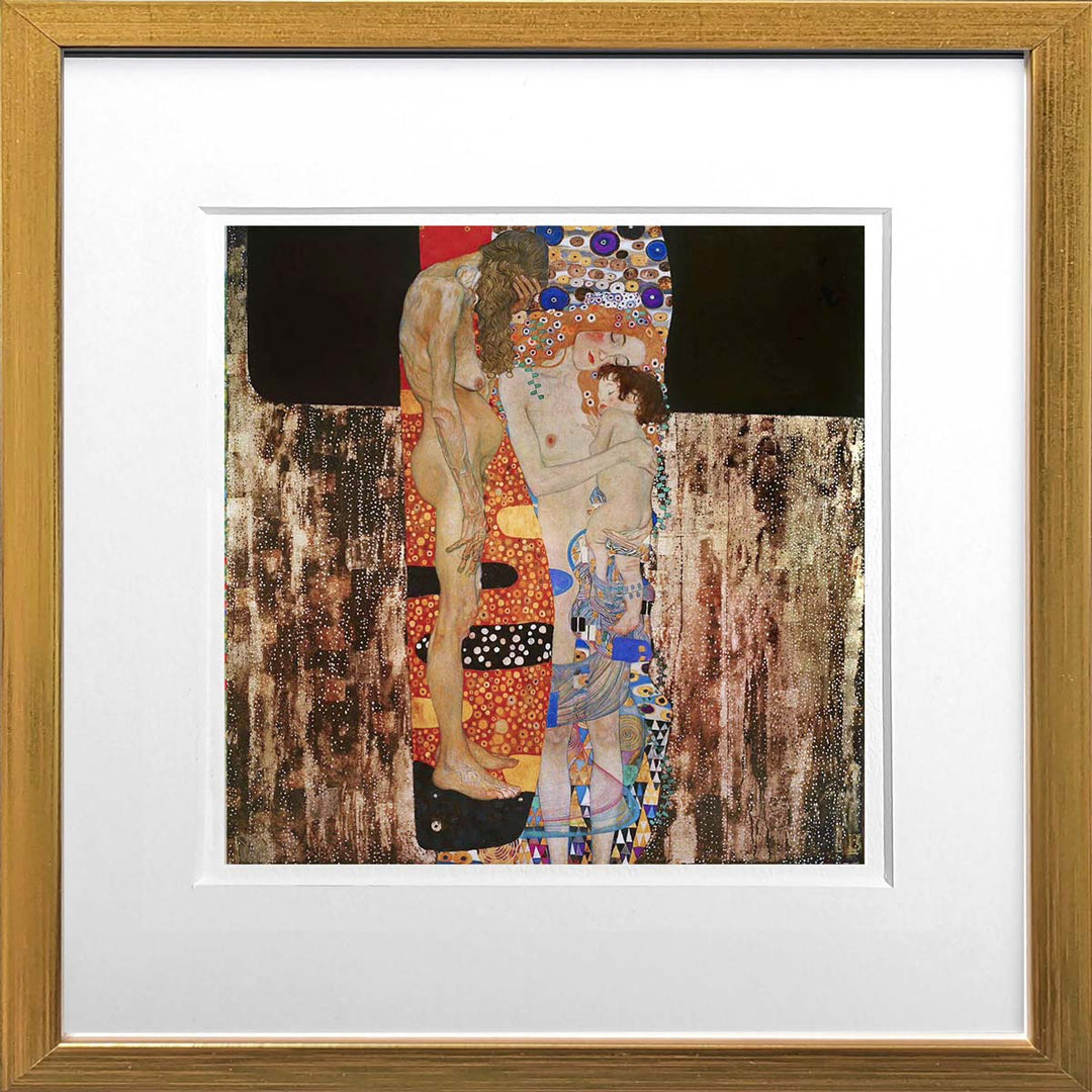 Die drei Lebensalter - Gustav Klimt | Meisterwerke Miniprint