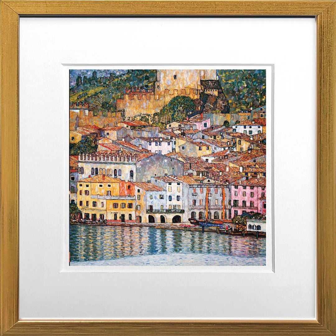 Malcesine am Gardasee - Gustav Klimt | Meisterwerke Miniprint