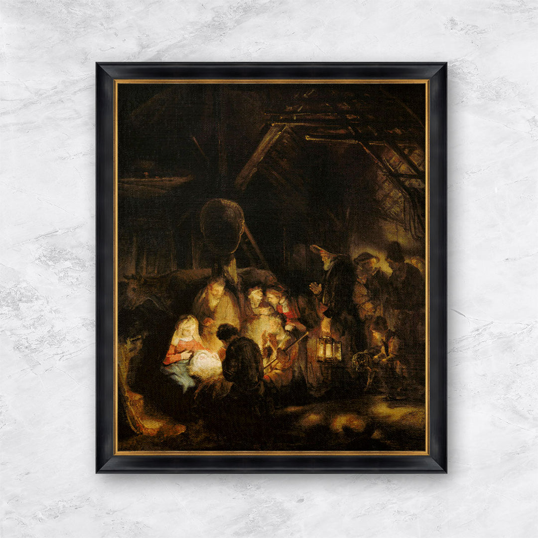 "Anbetung der Hirten" | Rembrandt van Rijn