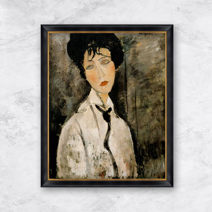 "Frau mit schwarzer Kravatte" | Amedeo Modigliani