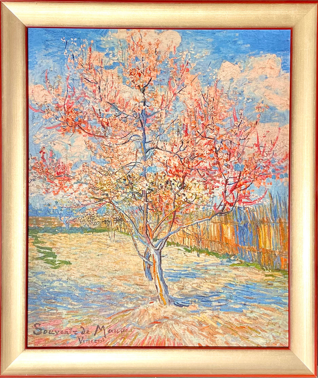 "Souvenir de Mauve / Blühende Pfirsichbäume" | Vincent van Gogh
