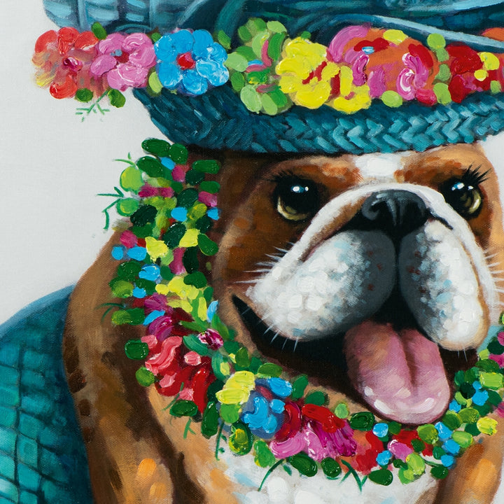 Witzige Meerjungfrau als Hund