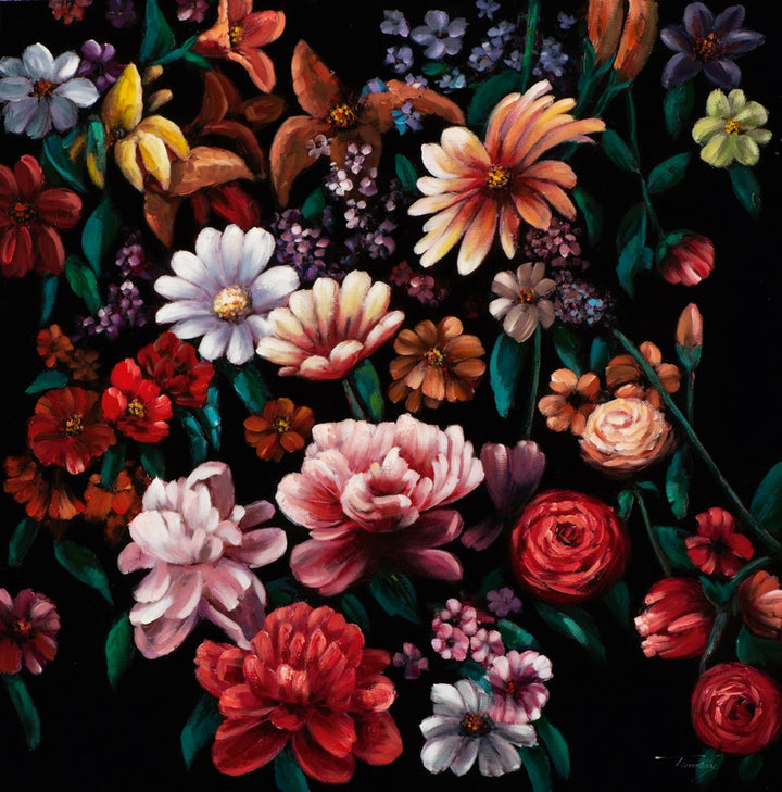 Hübsche rosa Blumen mit Hochglanz III