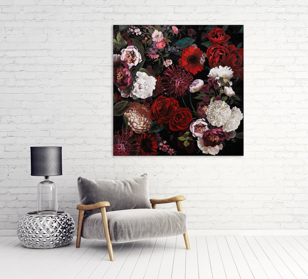 Hübscher Strauß in rot