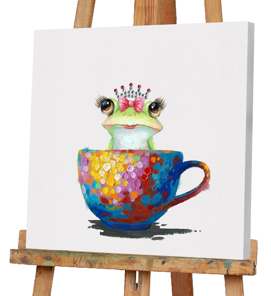 Prinzessin Frosch in der Tasse