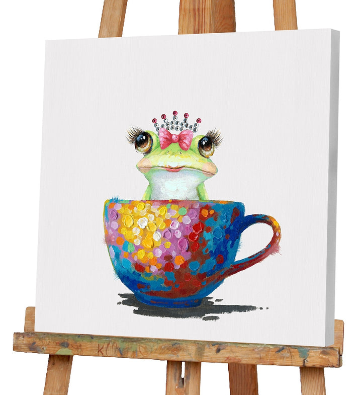 Prinzessin Frosch in der Tasse