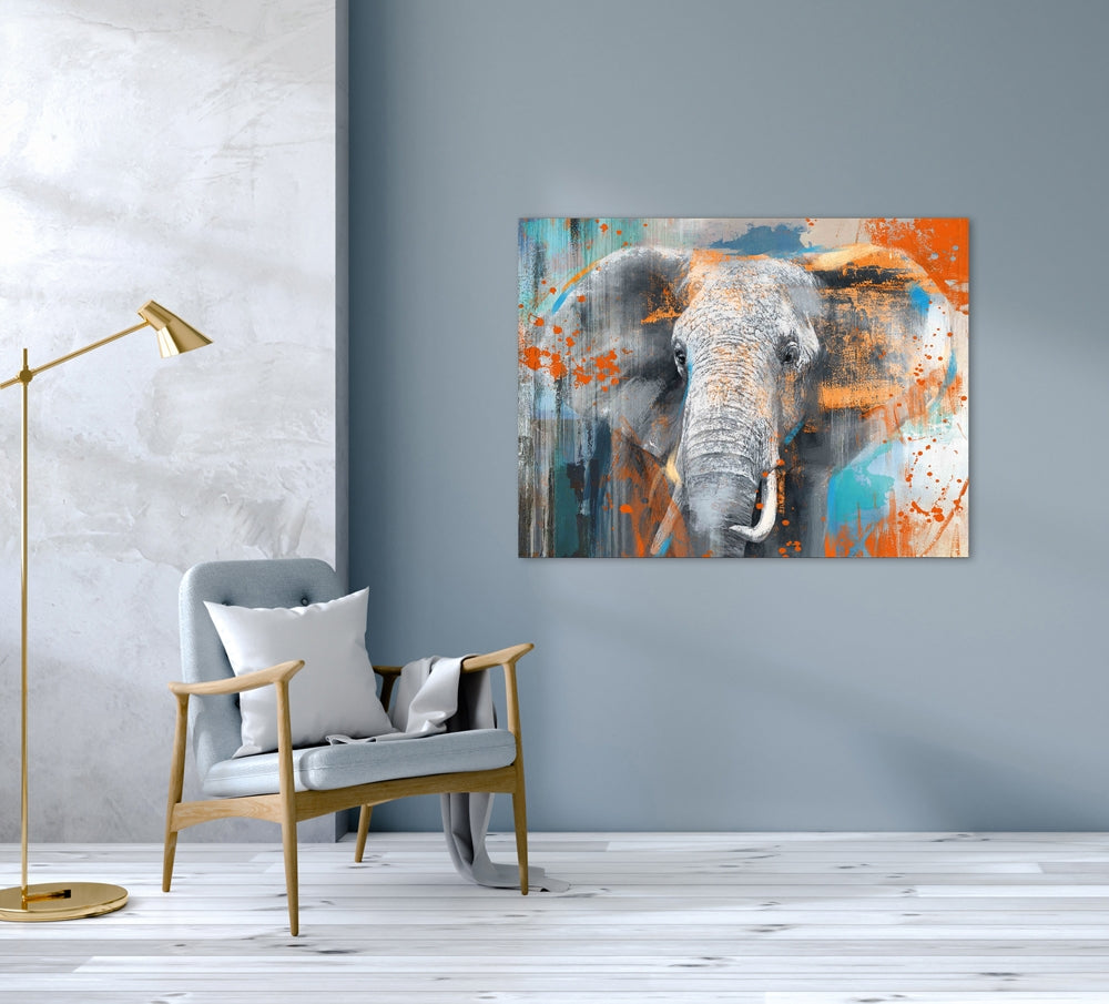 Popart "Elefant"