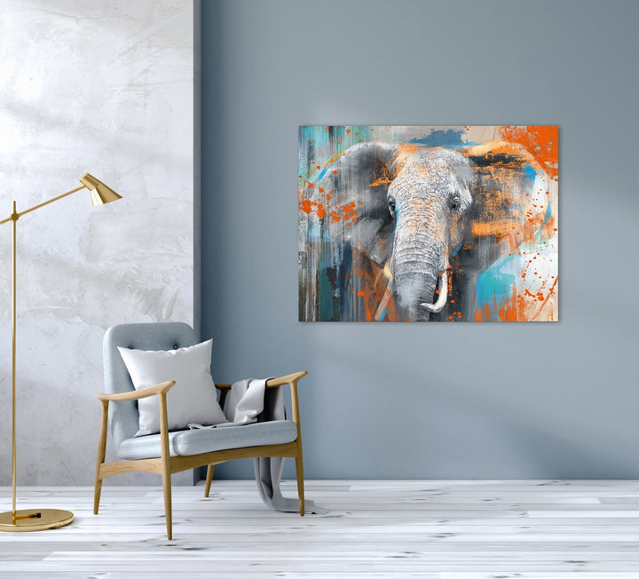 Popart "Elefant"