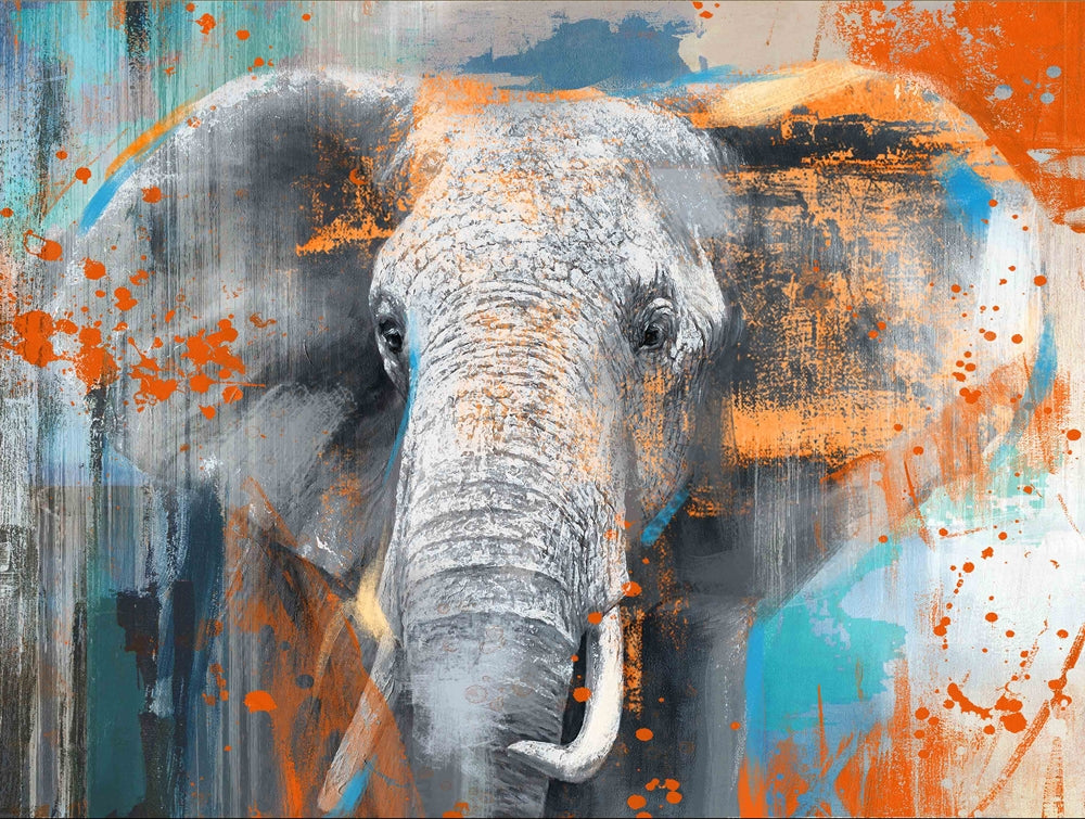 Popart "Elefant"