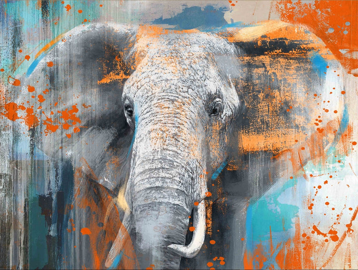 Popart "Elefant"
