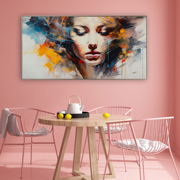 Colourful Shadow Girl