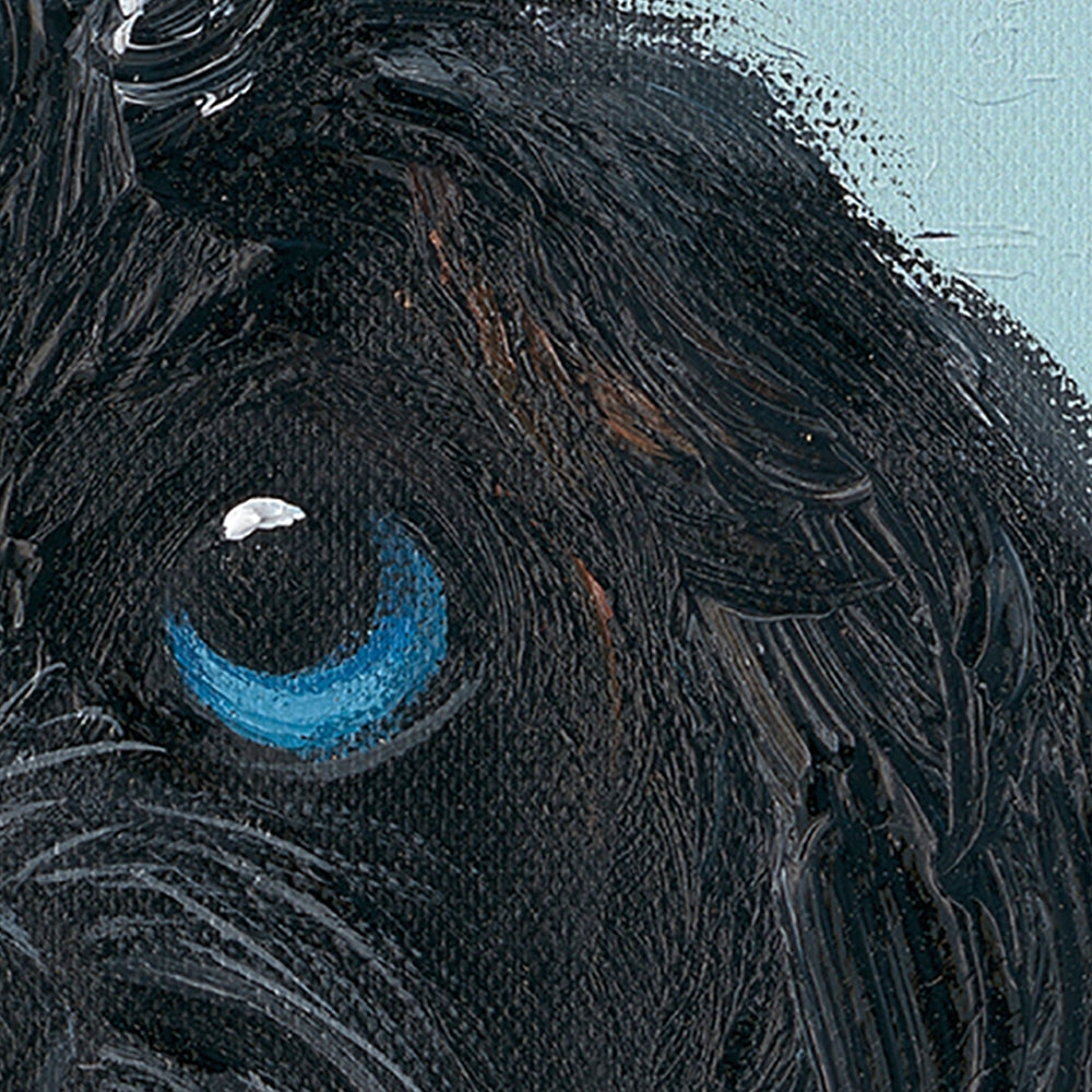 Black Puppy | Acrylgemälde