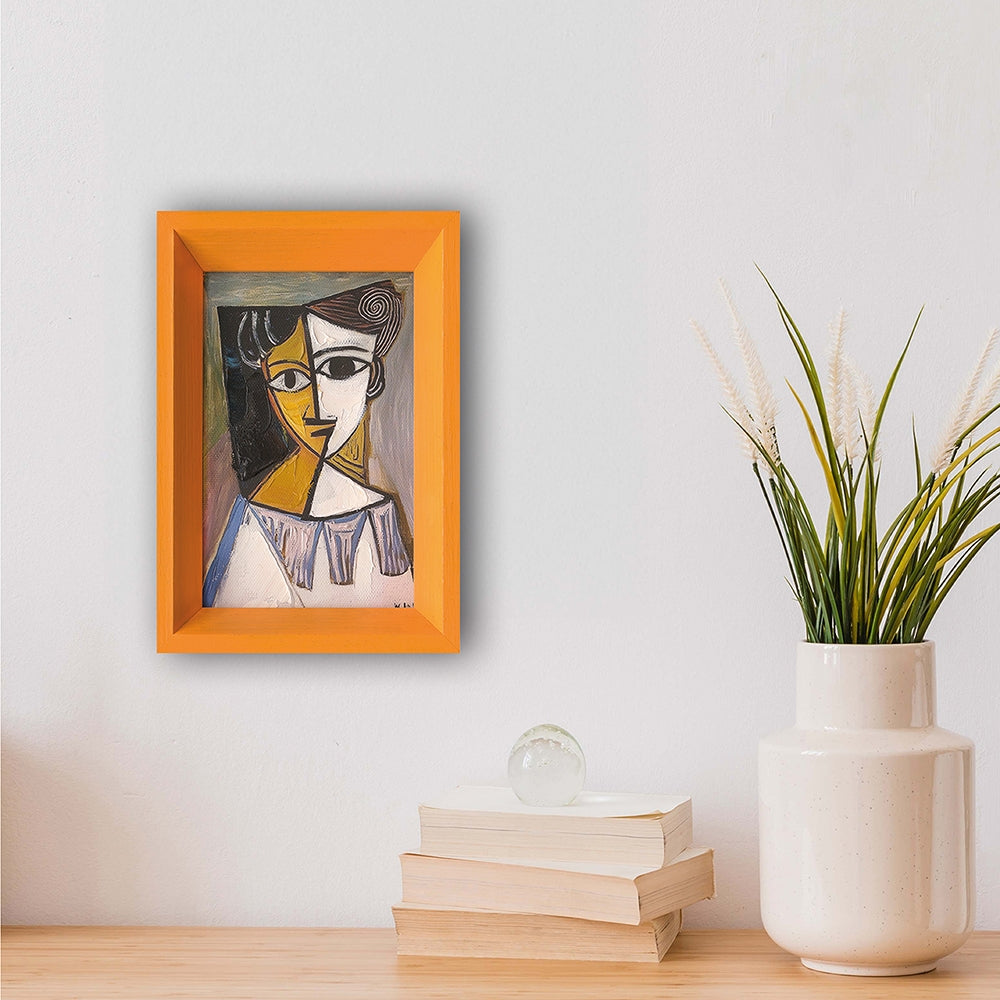 Abstract Golden Woman