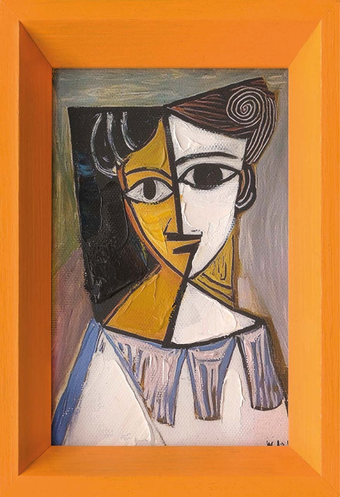 Abstract Golden Woman