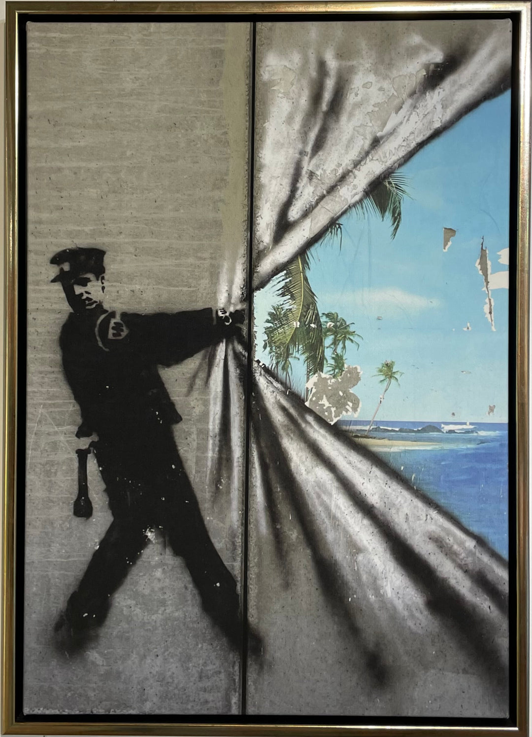 „Behind the Curtain“ | Banksy