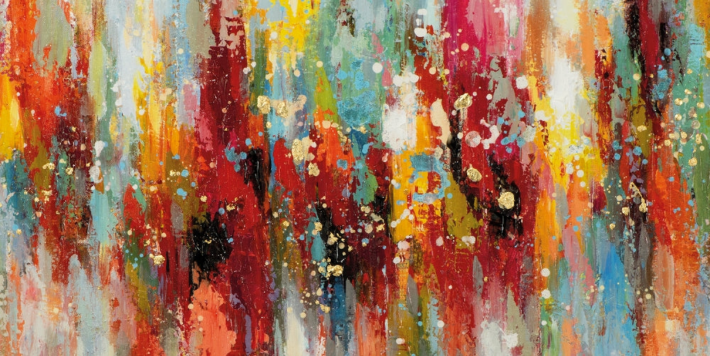 Irisierende Spiegelung | Acrylgemälde