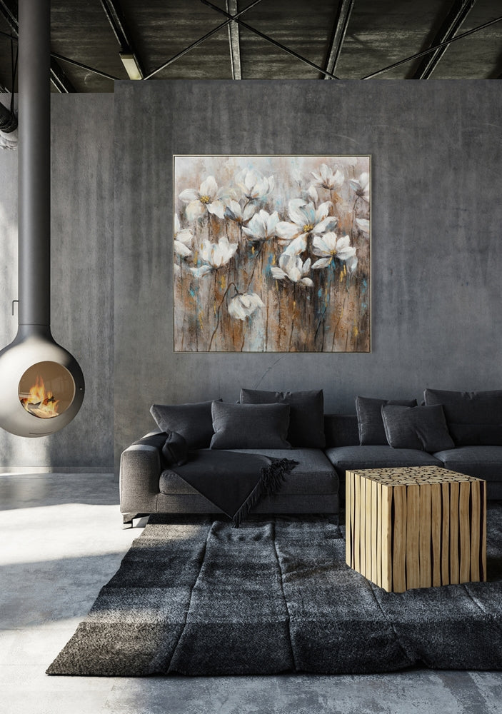 Vintage Mohn | Acrylgemälde