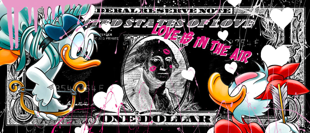Skyyloft LOVE DOLLAR – gerahmt