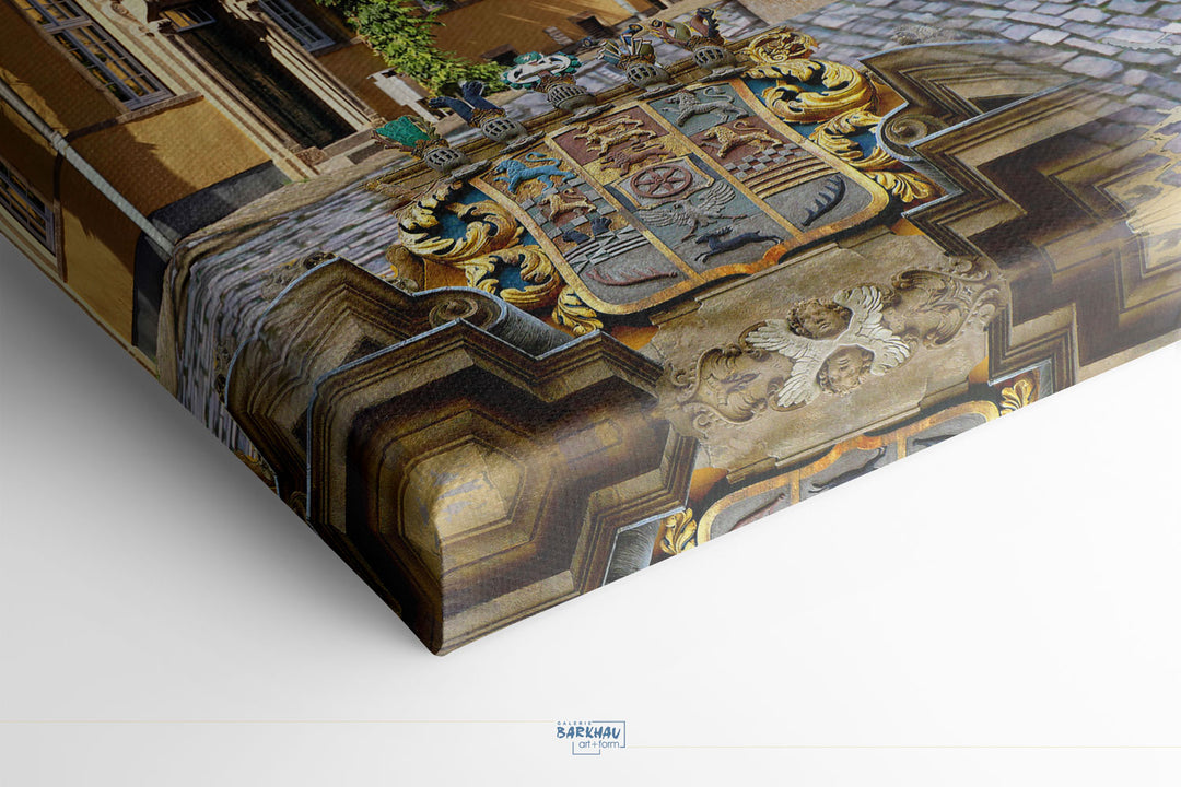 Schlossgarten Osnabrück Collage | Giclee auf Holzkeilrahmen