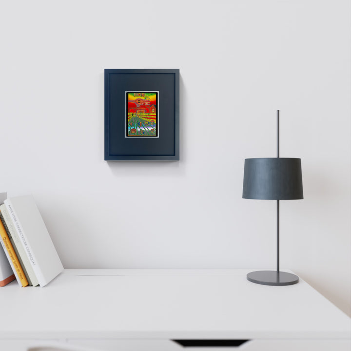 "Chateau des Survivants de laszlo mit Silberstrasse" | Friedensreich Hundertwasser Miniprint
