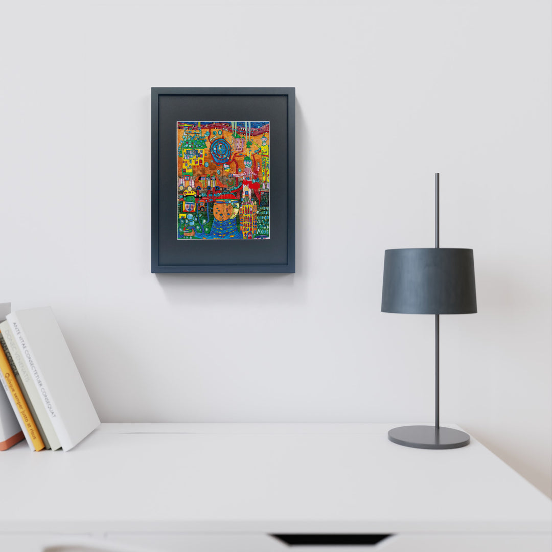 "Das 30 Tage Fax Bild" | Friedensreich Hundertwasser