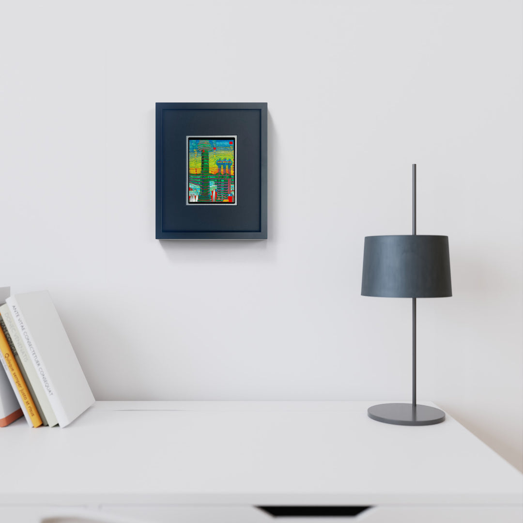 "Das Ende Griechenlands" | Friedensreich Hundertwasser Miniprint