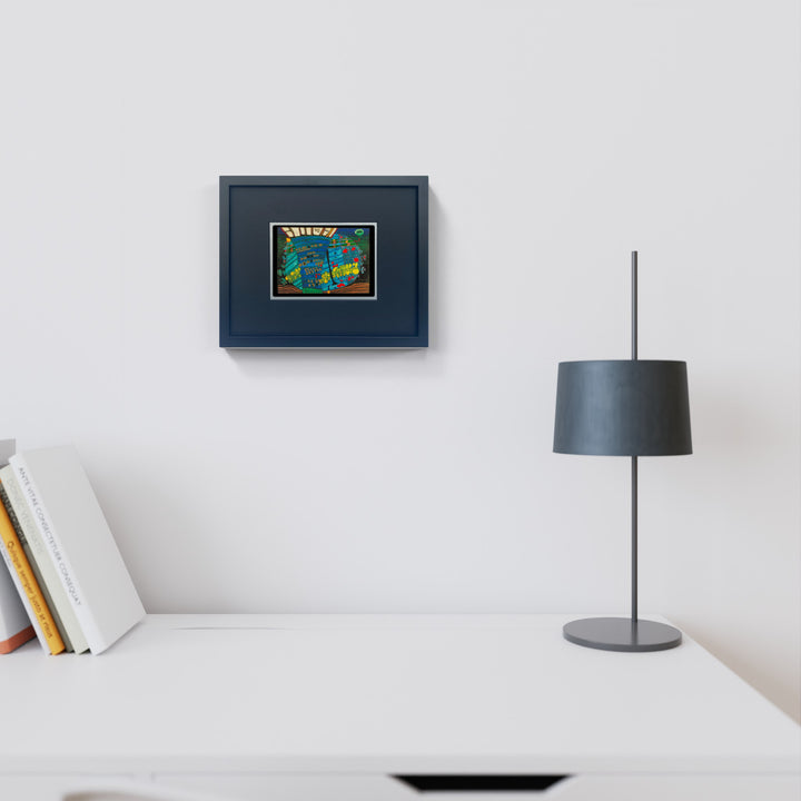 "Der blaue Mond" | Friedensreich Hundertwasser Miniprint