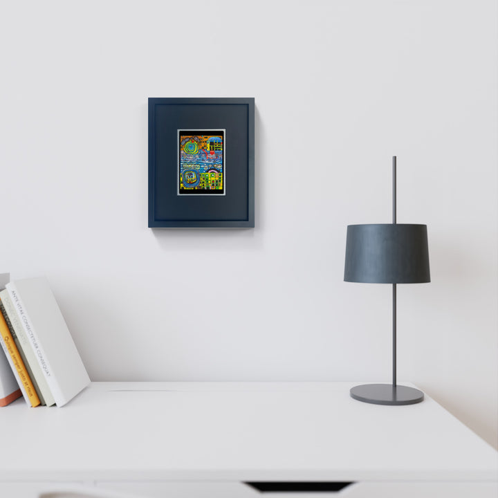 "Die vier Einsamkeiten" | Friedensreich Hundertwasser Miniprint