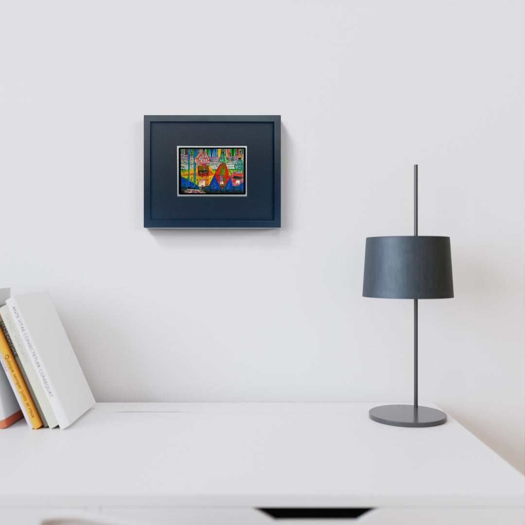 "Emersion de la troisieme peau" | Friedensreich Hundertwasser Miniprint
