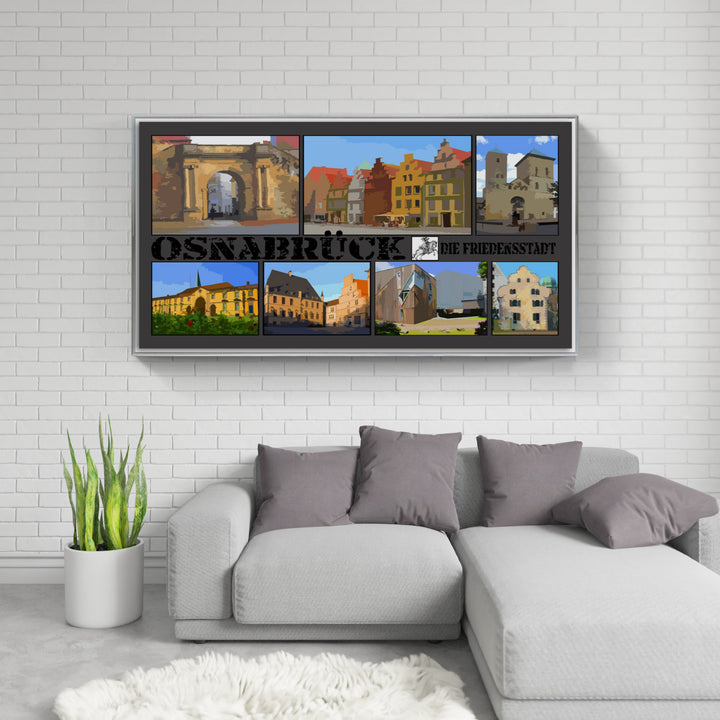 Osnabrück Ensemble III (OSB-21) I Giclee auf Holzkeilrahmen