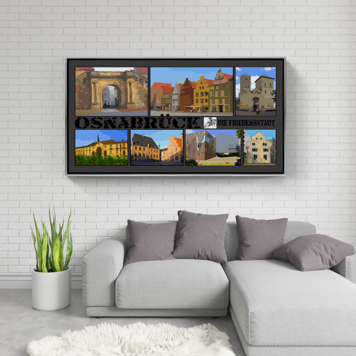 Osnabrück Ensemble III (OSB-21) I Giclee auf Holzkeilrahmen
