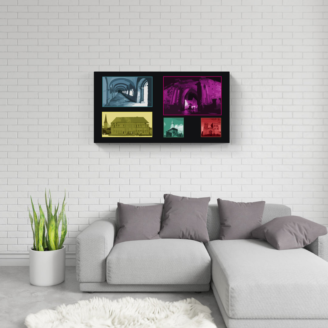 Osnabrück Kreuzgang (OSB-22) I Giclee auf Holzkeilrahmen