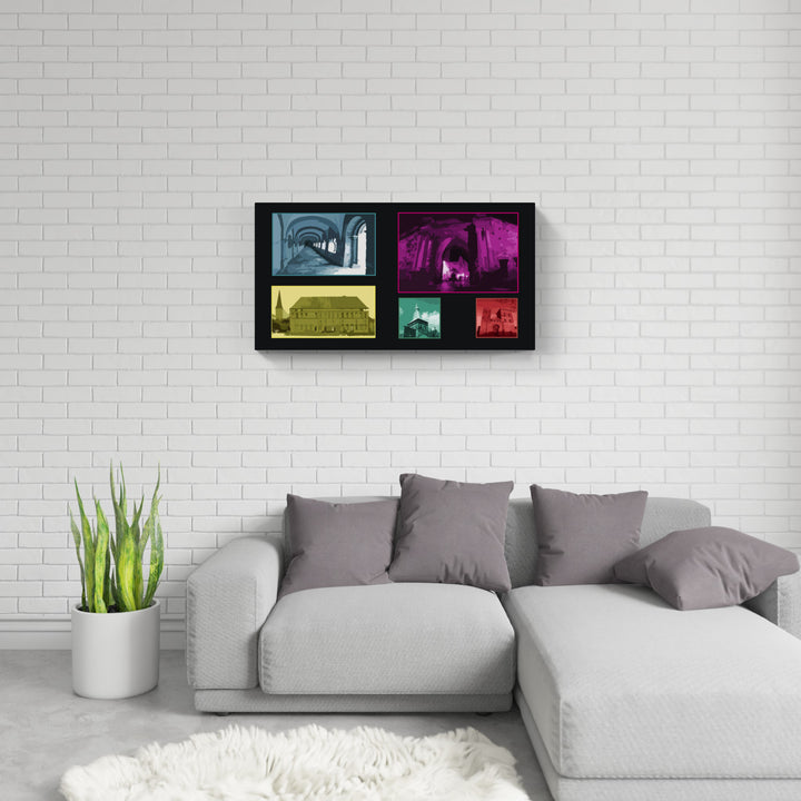 Osnabrück Kreuzgang (OSB-22) I Giclee auf Holzkeilrahmen