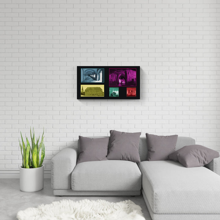 Osnabrück Kreuzgang (OSB-22) I Giclee auf Holzkeilrahmen