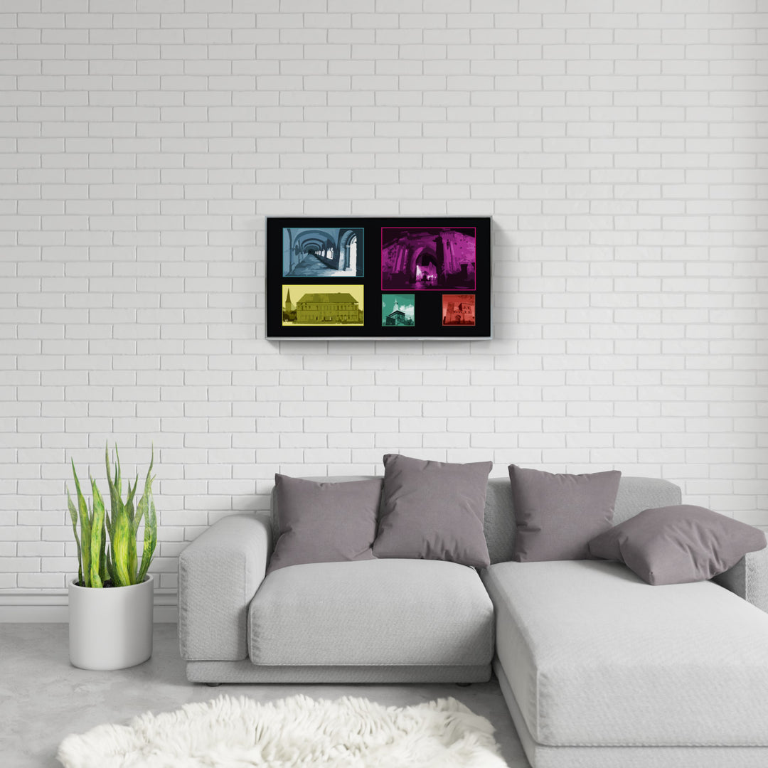 Osnabrück Kreuzgang (OSB-22) I Giclee auf Holzkeilrahmen