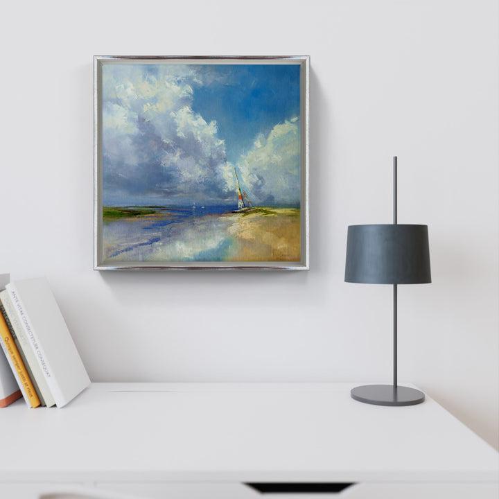 "Sailboat on a Sandy Beach" | Kasia Bruniany