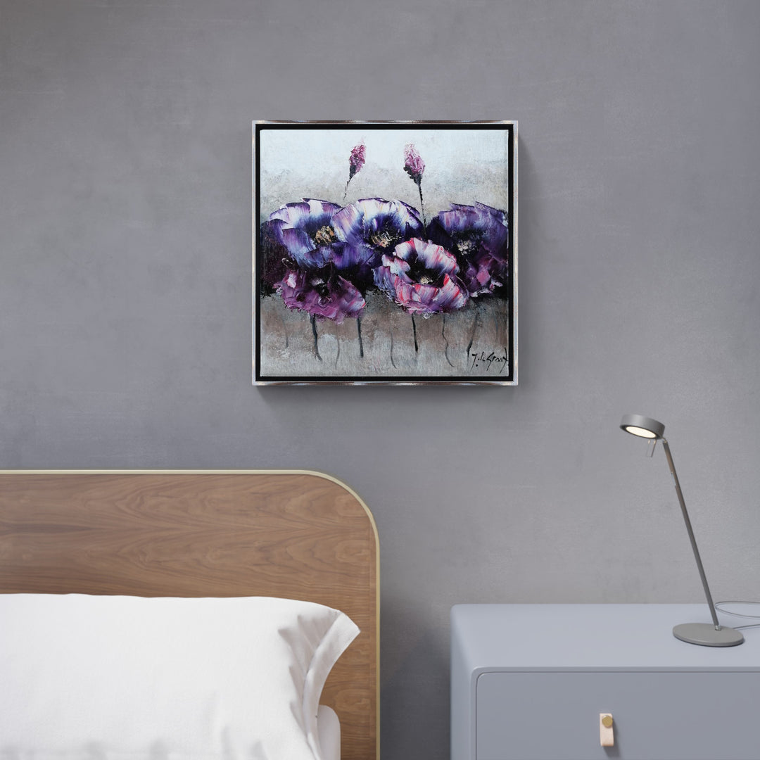 "Mohnblumen-Violett II" | Jochem De Graaf