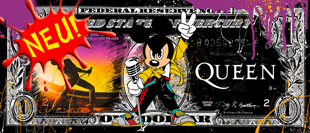 Skyyloft FREDDIE MERCURY DOLLAR – gerahmt