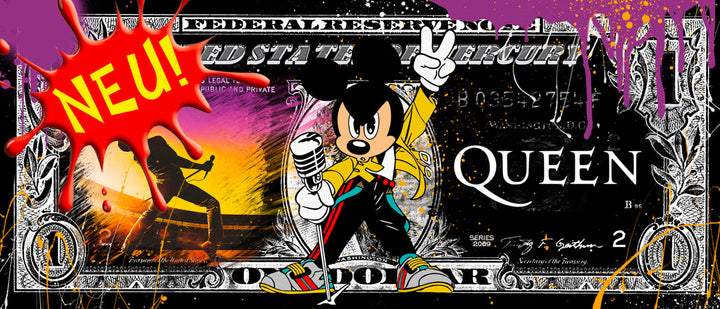 Skyyloft FREDDIE MERCURY DOLLAR – gerahmt