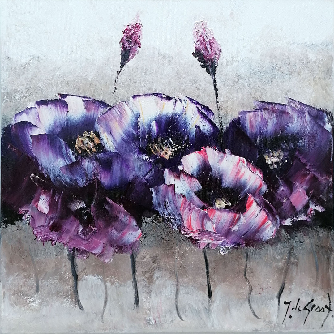 "Mohnblumen-Violett II" | Jochem De Graaf