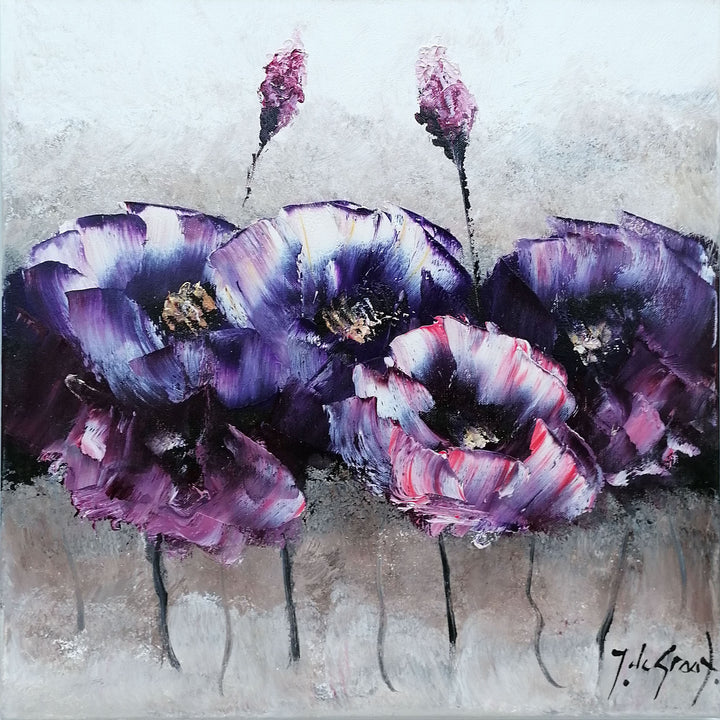 "Mohnblumen-Violett II" | Jochem De Graaf