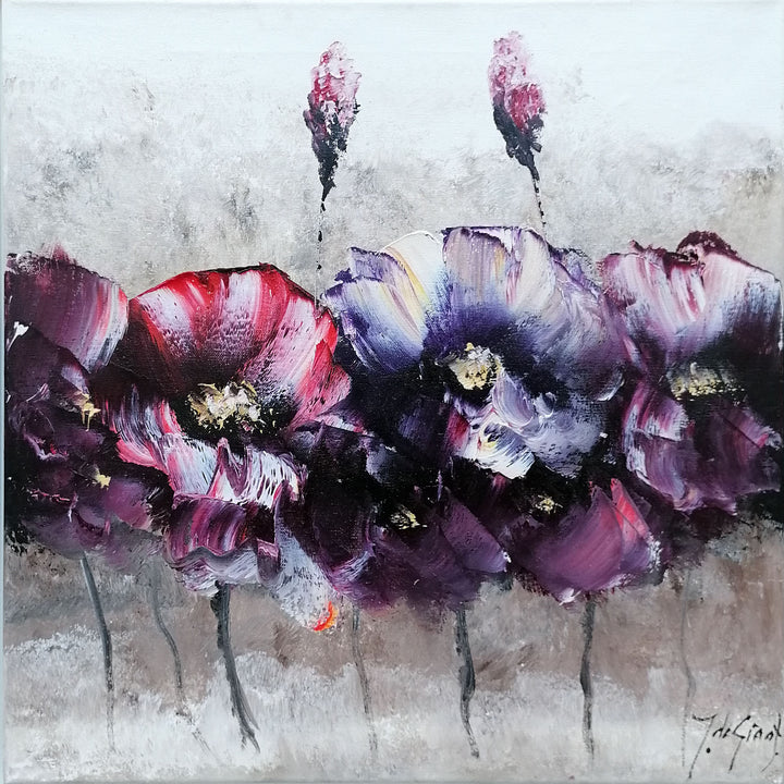 "Mohnblumen-Violett I" | Jochem De Graaf