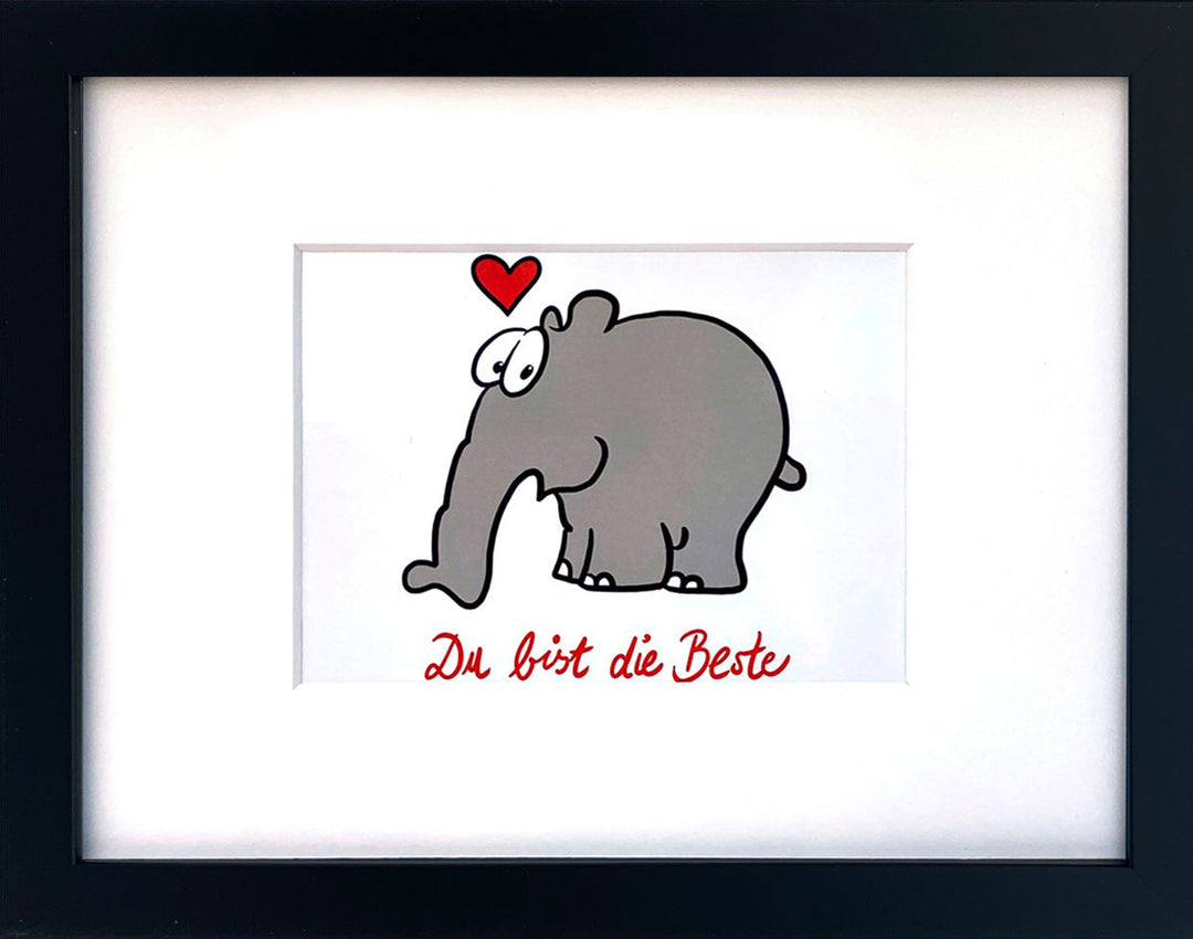 "Du bist die Beste" | Otto Waalkes Miniprint