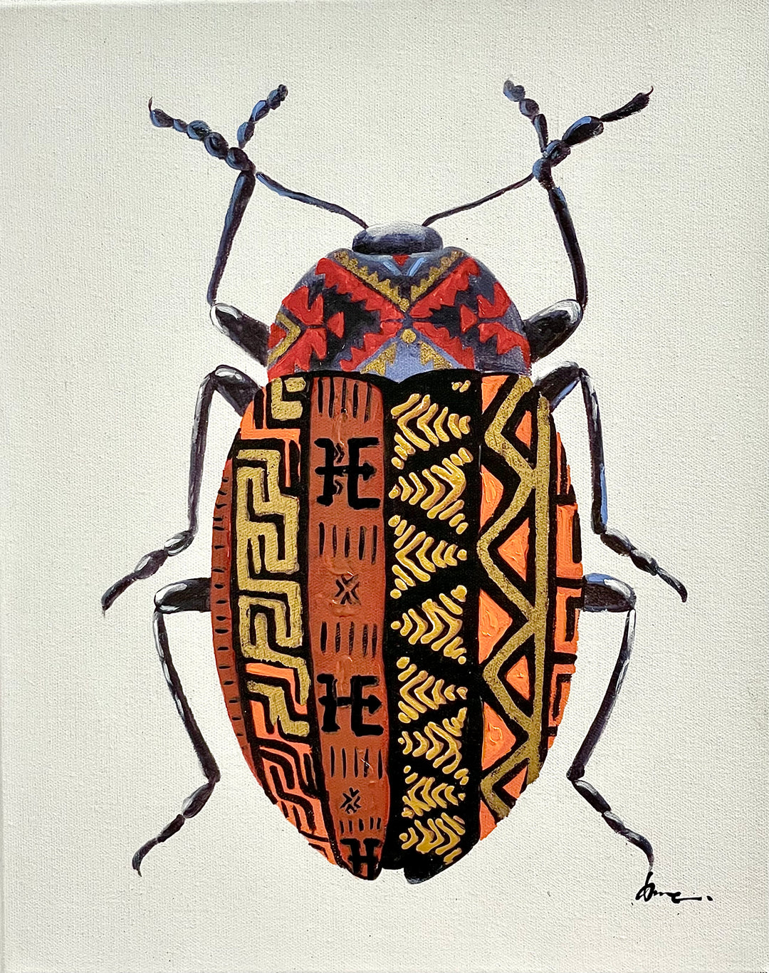 Kleiner bunter Käfer II