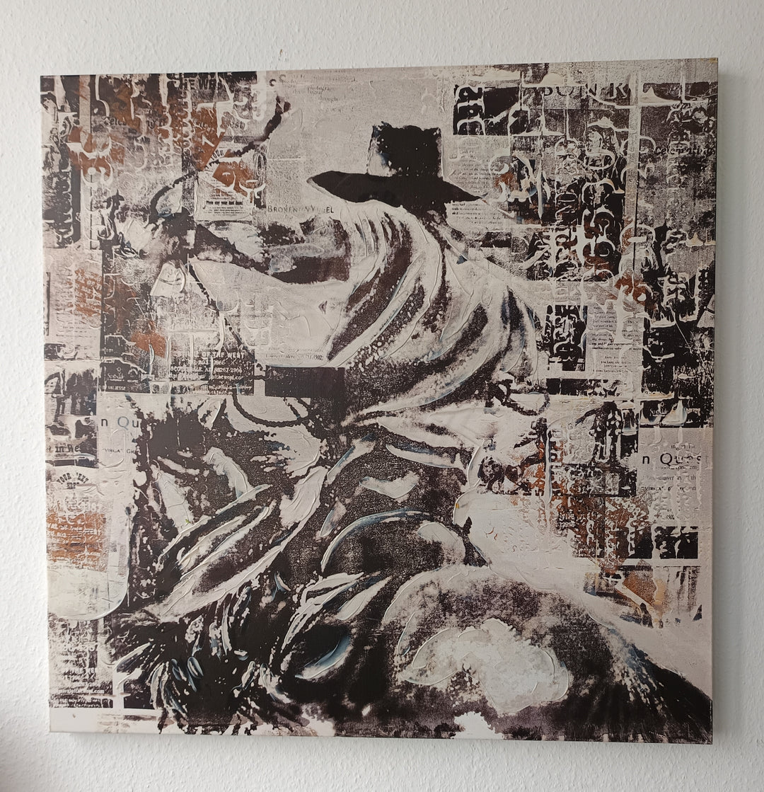 Abstrakter Cowboy