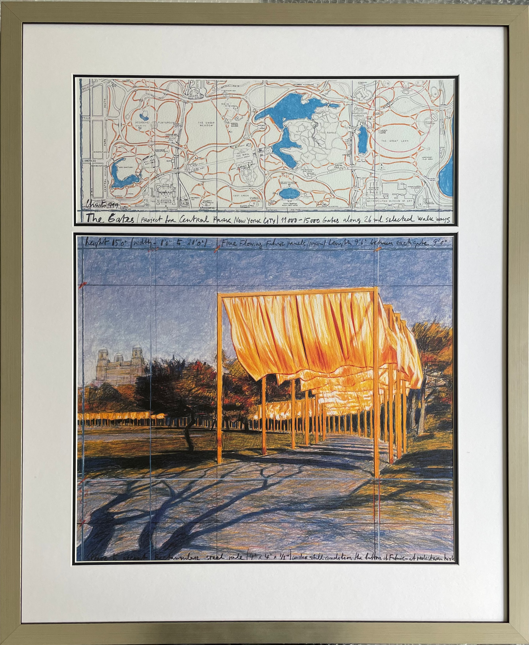 „Christo The Gates III” | Christo Fine Art Print
