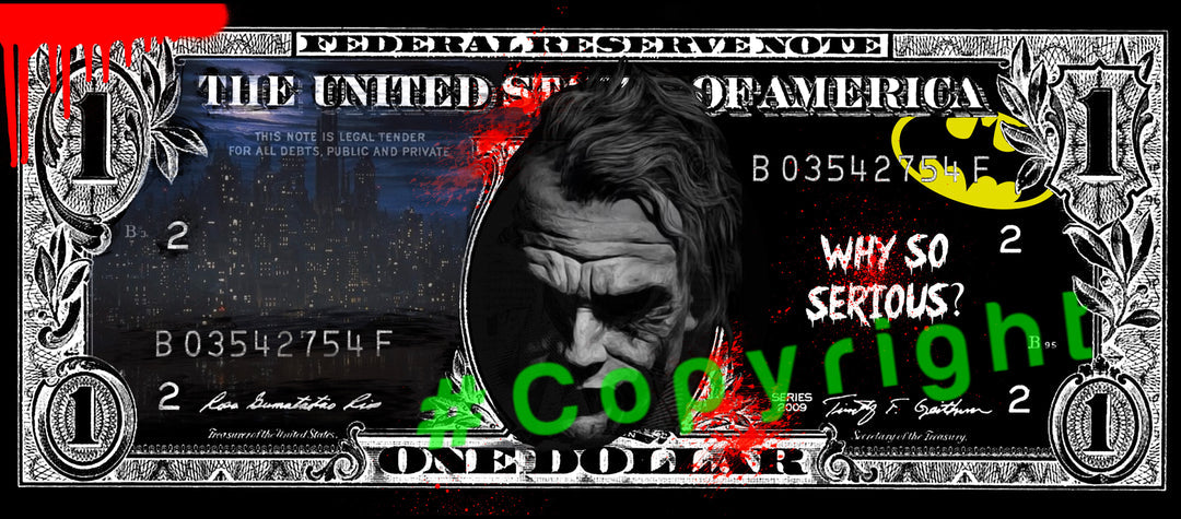 Skyyloft THE JOKER DOLLAR – gerahmt